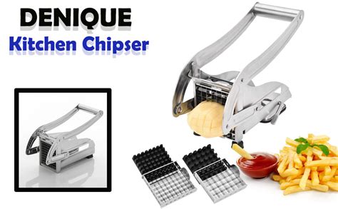 Denique Stainless Steel French Fries Potato Chips Maker Machine Fry