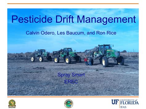 Pesticide Drift Management