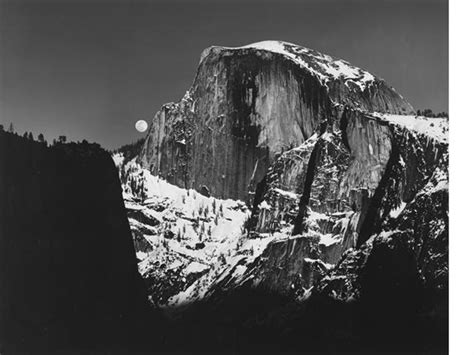 Moonrise, Half Dome, Yosemite Valley by Ansel Adams on artnet