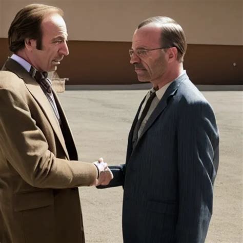 KREA Saul Goodman Giving A Handshake To Walter White