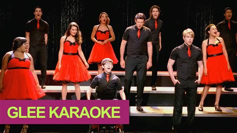 We Are The Champions Glee Karaoke Version Youtube