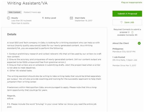 Virtual Assistant Cover Letter Examples