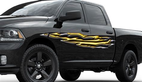 Full Color Flames Vinyl Auto Decal #b891 | Xtreme Digital GraphiX