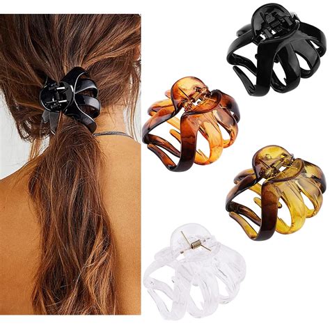 Ludlz Pcs Large Grip Octopus Clip Spider Hair Claw Octopus Jaw Hair