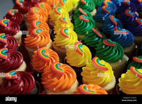 Gay Pride Cupcake Hi Res Stock Photography And Images Alamy