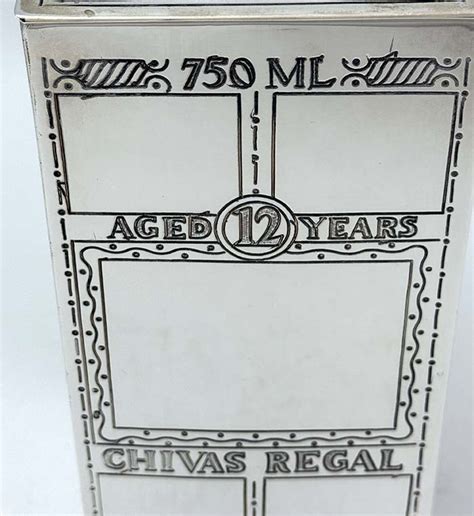 Italian Silver Chivas Regal Silver Box