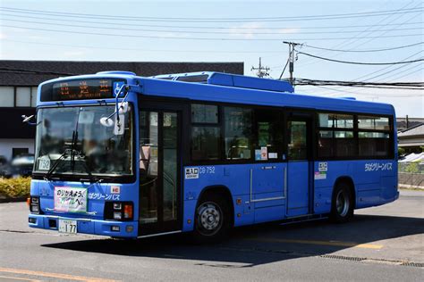 ちばグリーンバス Cg 752 干潟の駐車場