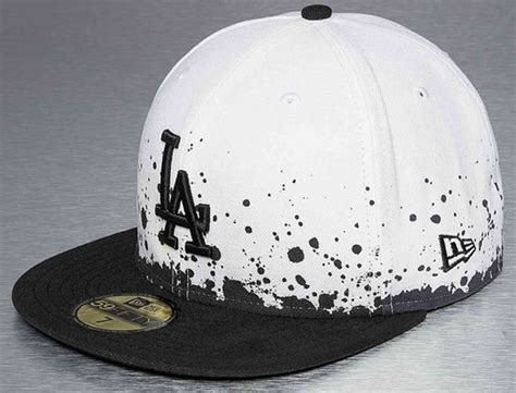 La Dodgers Splatter 59fifty Fitted Cap By New Era X Mlb Snapbacks