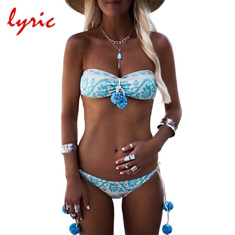 Lyric Conjunto De Bikini Bandeau Ball Top Para Mujer Ba Ador Sexy