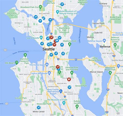 My Seattle Restaurants “Living” Map — Justin Khanna