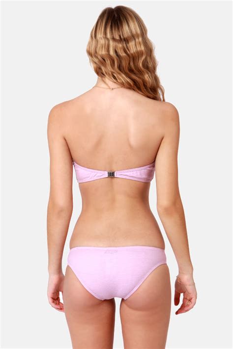 Insight Midi Stripe Bikini Lavender Bikini Bustier Bikini 70 00