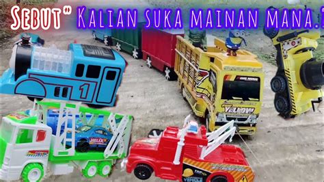 Kalian Suka Mainan Mana Truk Atau Mobil Fadhiltoys Youtube