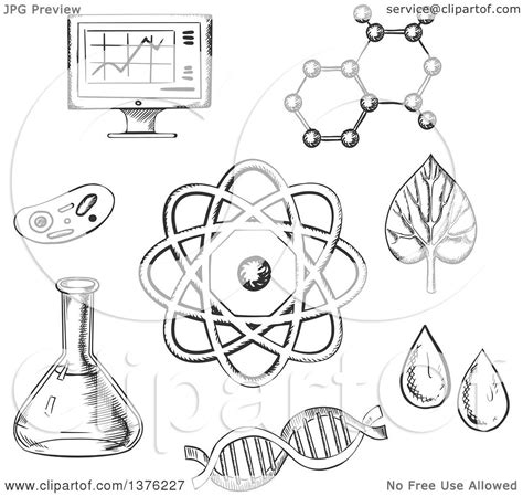 Biology Clipart Black And White