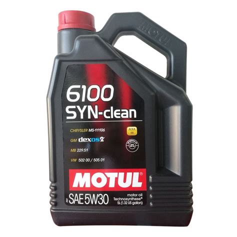 Motul 6100 SYN Clean 5W30 5L New Zealands Leading Performance