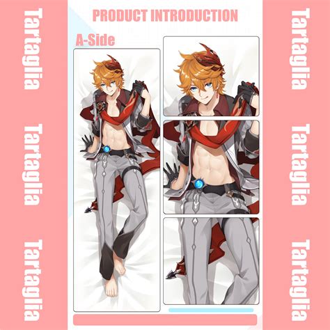 Genshin Impact Tartaglia Dakimakura Anime Umarmung K Rper Etsy