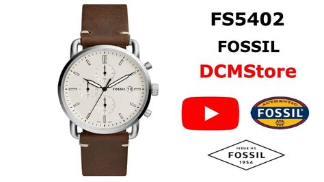 Fs Fossil The Commuter White Dial Youtube