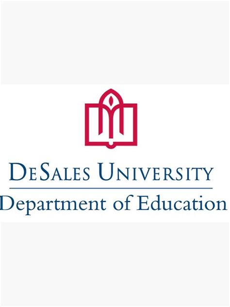 Desales Logo Education Sticker By Hichub Redbubble