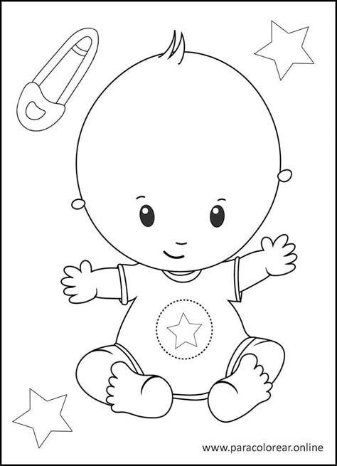 Dibujos De Bebe Para Colorear Paginas Para Imprimir Gratis Images