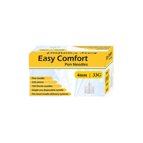 Easy Comfort Pen Needles 31g 5mm Box Of 100 Diabetic Mall