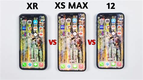 Iphone Xr Vs Xs Max Vs Iphone 12 Ios 166 Speed Test 2023 Youtube