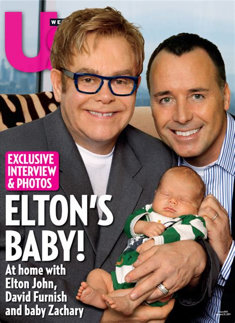 Elton John Reveals Son Zachary Jackson Levon Furnish-John (PHOTO
