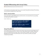 How To Enable Powershell Remoting With Group Policy Course Hero