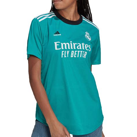 Camiseta Adidas Real Madrid 3a Mujer 2021 2022 Futbolmania