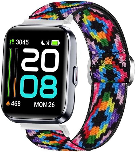 Amazon Id Plus Smart Watch Band Lamshaw Stretch Elastics Nylon