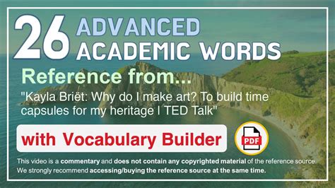 26 Advanced Academic Words Words Ref From Why Do I Make Art To Build