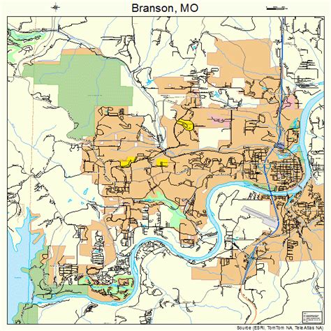 Branson Missouri Street Map 2907966 3570 Hot Sex Picture