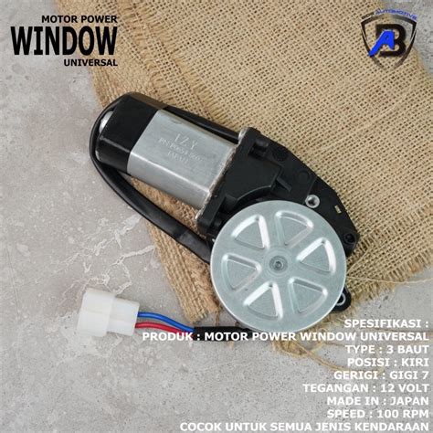 Jual RND683 Dinamo Motor Power Window Mobil 3 Baut Kiri Gigi 7