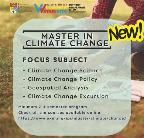 New Program Announcement Institut Perubahan Iklim