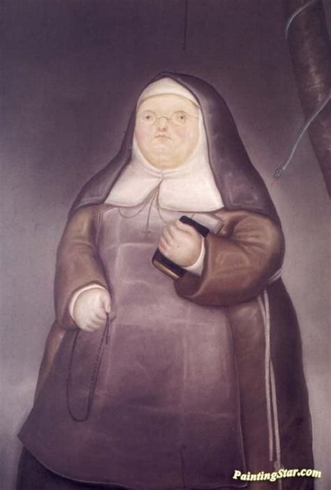 Madre Superiora Artwork By Fernando Botero Oil Painting Art Prints On