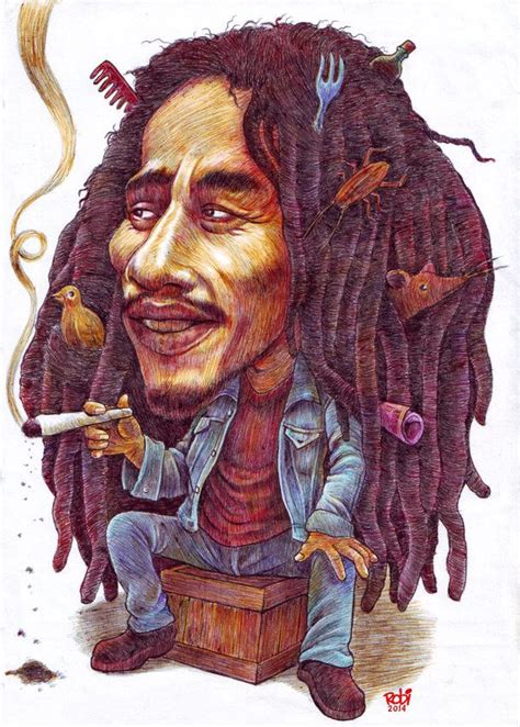 Bob Marley Caricature