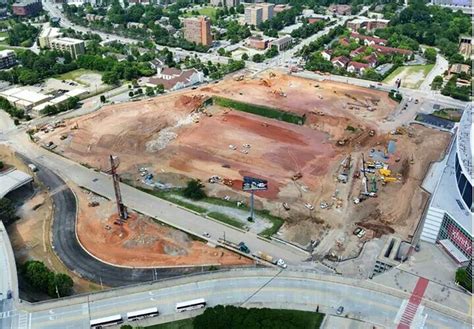 New stadium for Atlanta Falcons | Aerial photograph, Stadium, Aerial