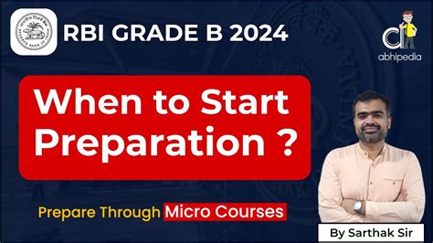 Rbi Grade B Exam 2024 When To Start Preparation Rbi Grade B Phase