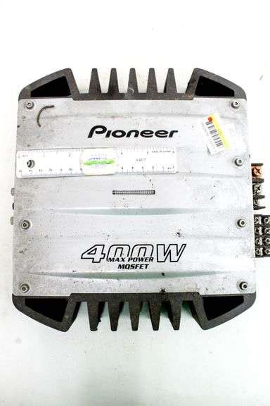 Pioneer 4-channel GM-X374 Power Amplifier features 400W Max Power ...
