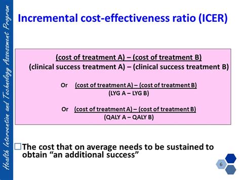 Incremental Cost Effectiveness Ratio Example Slidesharetrick