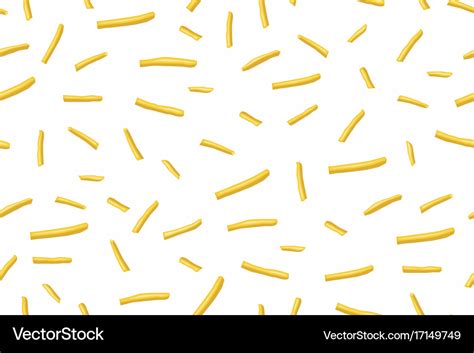 French fries seamless pattern Royalty Free Vector Image