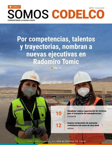 Somos Codelco Revista N De Julio By Mi Codelco Issuu