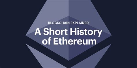 A Short History Of Ethereum Consensys