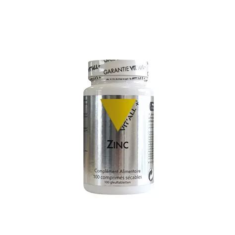 Vitall Zinc Besoins Nutritionnels Purepara Zinc