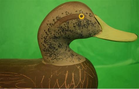 "Hand-Carved Duck Decoy"