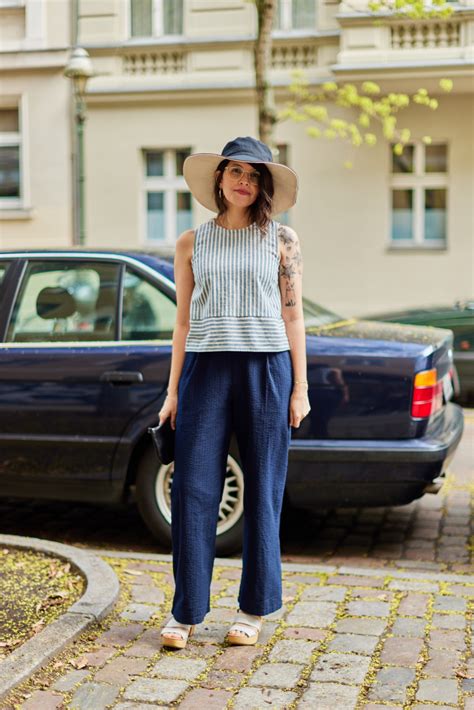 Check Styling Ideas ForSEERSUCKER EASY PANTSINES DE LA FRESSANGE