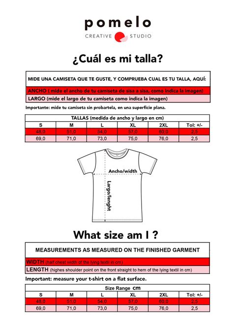 Tabla De Size Ubicaciondepersonascdmxgobmx