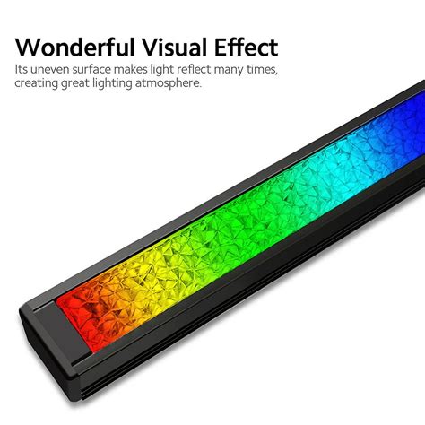 Coolmoon Argb Diamond Like Led Strip Magnetic Rgb Light Bar Rainbow Pc