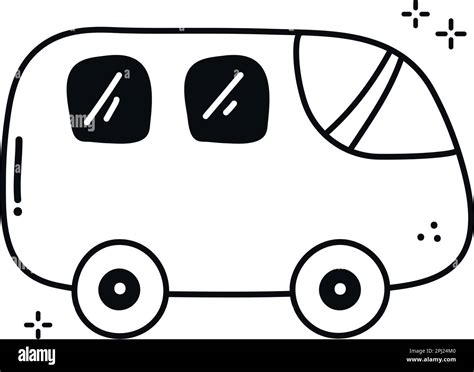 hand drawn bus Stock Vector Image & Art - Alamy