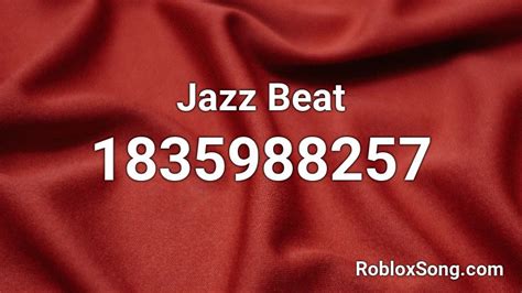 Jazz Beat Roblox Id Roblox Music Codes