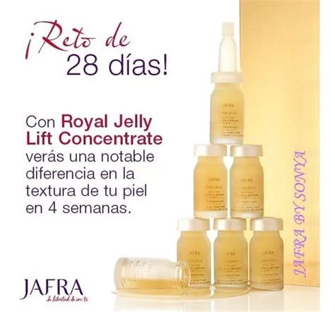 Gel Facial Humectante Royal Jelly Jafra 7 Ampolletas