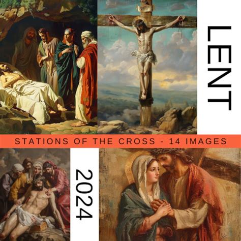 Stations Of The Cross 14 Digital Downloads For Lent Instant Religious